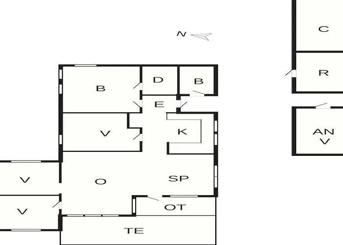 Prázdninový dům 8 Person In *